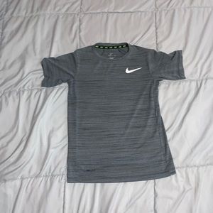 Boys grey Nike dry fit T-shirt